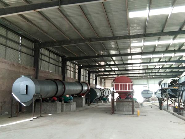 泰安銘德機械有限公司甘肅臨澤十萬噸有機肥項目安裝